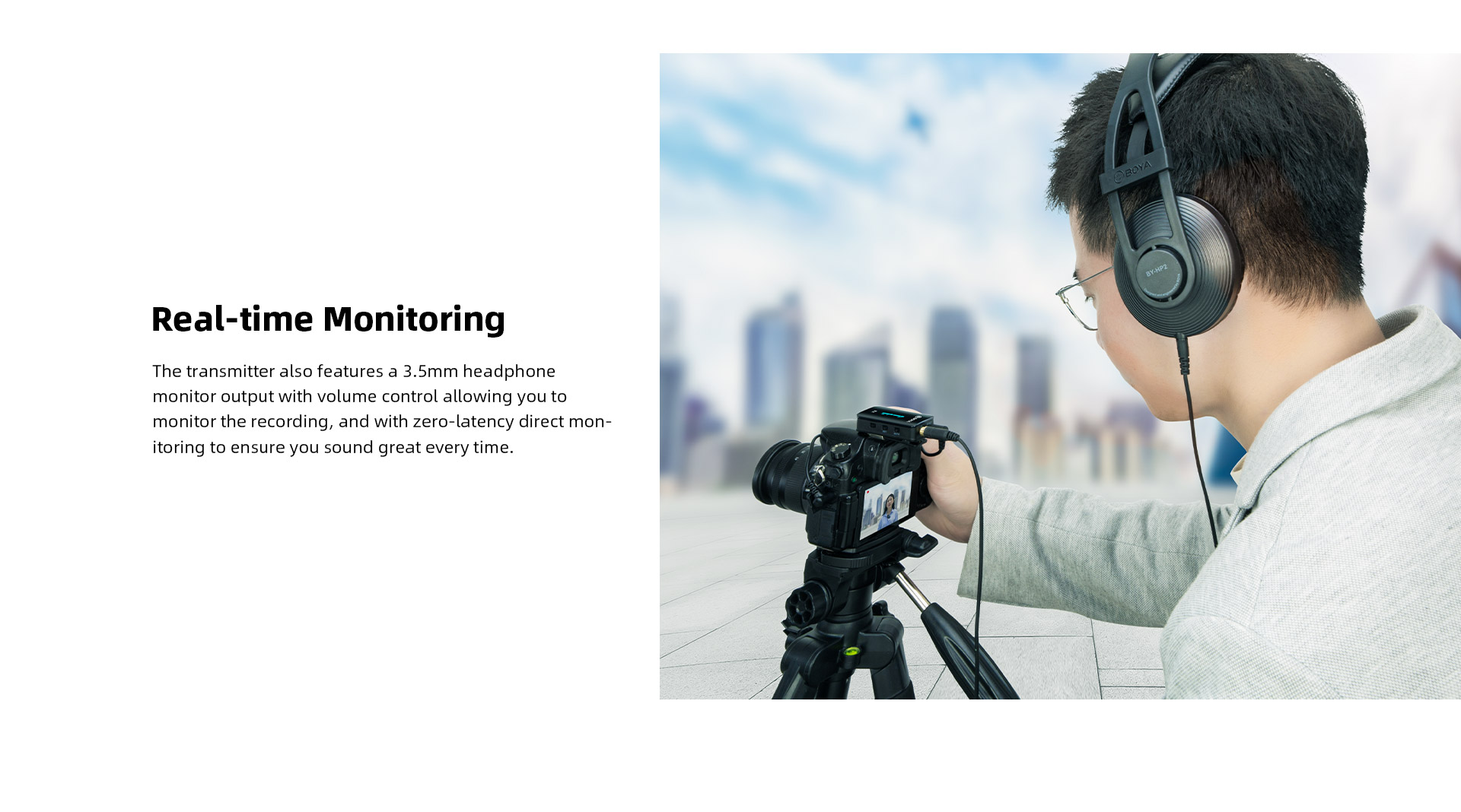 Boya BY-XM6-K2 2.4GHz Ultra-compact Wireless Microphone System Kit - 7
